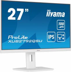 iiyama ProLite XUB2792QSU-W6 computer monitor 68.6 cm [27"] 2560 x 1440 pixels Quad HD LED White 