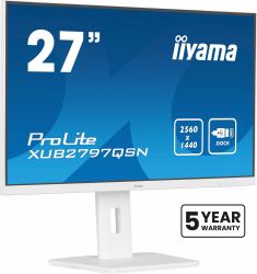 iiyama G-MASTER XUB2797QSN-W2 computer monitor 68.6 cm [27"] 2560 x 1440 pixels Quad HD LED White 
