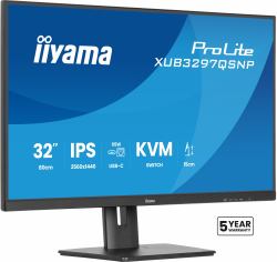 iiyama ProLite XUB3297QSNP-B1 computer monitor 81.3 cm [32"] 2560 x 1440 pixels Quad HD LED Black 