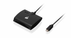 iogear GSR205 smart card reader Indoor Black USB 3.0 
