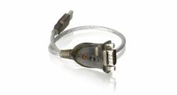 iogear USB to Serial RS-232 Adapter serial cable Grey 0.4 m USB Type-A DB-9 