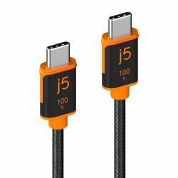 j5create JUCX25L30 USB-C® 100W Sync & Charge Cable [3 m / 9.8 ft.] 