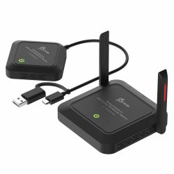 j5create JVW120 Wireless Extender for USB™ Cameras / Microphones / Speakers, Black 