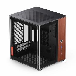 Jonsbo TK-0 BLACK computer case Black, Wood 
