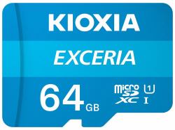 kioxia holdings corporation Kioxia Exceria 64 GB MicroSDXC UHS-I Class 10 