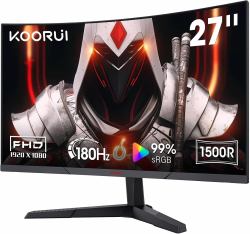 Koorui 27E6CA computer monitor 68.6 cm [27"] 1920 x 1080 pixels Full HD LCD Black 