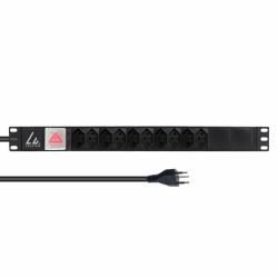 Lanview LVR-2MCH-SW-CH10 power distribution unit [PDU] 1U Black 