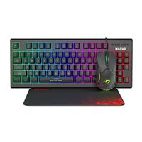 Marvo Scorpion CM310 Loot 30 3 in 1 RGB Wired Gaming UK Layout TKL Keyboard, Mouse and Mat Bundle [Black]