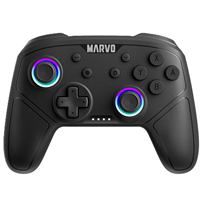 Marvo GT-80 Pact 60 Wireless Gaming Controller Compatible with PS3, PS4, Switch, PC and Mobile [Black]