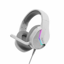 Marvo Scorpion H8618 Tactic 40 USB 2.0 Wired Gaming RGB Headset [White] Head-band 