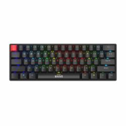 Marvo Scorpion KG933G Saber 61 Wired Mechanical RGB 60% UK Layout Gaming [Black] keyboard QWERTY 