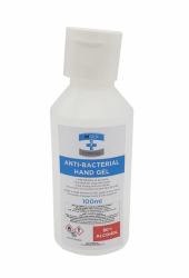 multibrand 100ml Anti-Bacterial Sanitising Hand Gel with flip top 70% Alcohol