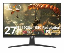 piXL X-Series GS27IDPHA 27 Inch Full HD IPS Gaming Monitor with 200Hz Refresh Rate, 1920 x 1080 Resolution, 0.5ms Response Time, HDMI 2.0 & DisplayPort 1.4 