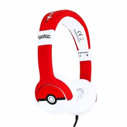 pokemon OTL Technologies Pokémon Pokéball Headphones Wired Head-band Music Black, Red, White 