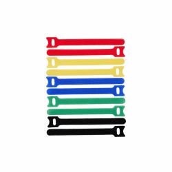 proxtend Hook and Loop 15cm x 12mm - Multi 10pcs - Warranty: 36M