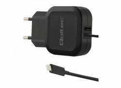 Qoltec 50190 mobile device charger Mobile phone, Tablet, Telephone, Universal Black AC Indoor 