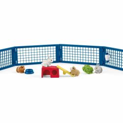 schleich FARM WORLD Rabbit and guinea pig hutch 