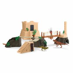 schleich Conquest of the Dino Temple Mega Set 
