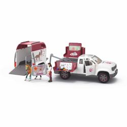 schleich HORSE CLUB Mobile vet with trailer 