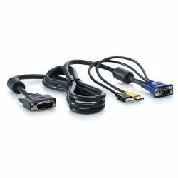 HPE 1x4 KVM Console 6ft USB Cable Tastatur/Video/Maus [KVM]-Kabel Schwarz 1,82 m (1x4 KVM Console 6ft USB Cable - **New Retail** - Warranty: 12M)