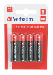 Verbatim AA-Alkalibatterien (Verbatim [49921] AA Battery Alkaline 4 Pack)