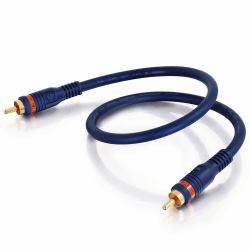 C2G 2m Velocity Digital Audio Coax Cable Composite-Video-Kabel RCA Schwarz (C2G 2m Velocity Digital Audio Coax Cable composite video cable RCA Black)
