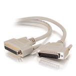 C2G 3m IEEE-1284 DB25 M/F Cable Paralleles Kabel Grau (C2G 3m IEEE-1284 DB25 M/F Cable printer cable Grey)