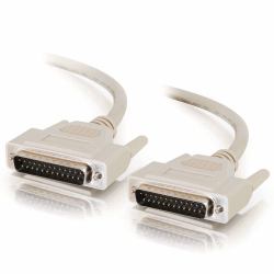 C2G 2m IEEE-1284 DB25 M/M Cable Paralleles Kabel Grau (C2G 2m IEEE-1284 DB25 M/M Cable printer cable Grey)
