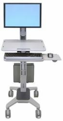 Ergotron WorkFit C-Mod, Single Display Sit-Stand Workstation 68,6 cm [27"] Flur Grau (WORKFIT C-MOD LCD LD - SINGLE LD SIT-STAND WORKSTATION)