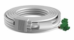 Vision TC2 3MVGA VGA-Kabel 3 m VGA [D-Sub] Terminal Weiß (3 m Modular AV faceplate cable - pre-terminated Techconnect VGA cable - Ferrite core - phoenix [m] to VGA [m] - 28 awg - outer diameter 8 ...