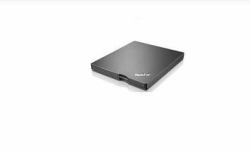 Lenovo ThinkPad UltraSlim USB DVD Burner Optisches Laufwerk DVD±RW Schwarz (TP UltraSlim USB DVD Burner - **New Retail** - USB 2.0 and USB 3.0 - Warranty: 12M)