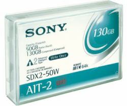 Sony DATA CARTRIDGE A.I.T2 Leeres Datenband 8 mm (SONY AIT2 50/130GB WRITE ONCE SONY AIT 2 50GB AIT [WITH CHIP] WRITE ONCE ONLY)