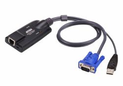 ATEN KA7570 cavo per tastiera, video e mouse Nero (ATEN KA7570 Local Transmitter - KVM / USB extender - transmitter - USB - up to 40 m - for ALTUSEN KH1516AI)