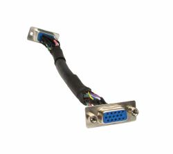 Cables Direct SVGA-STUB VGA-Kabel 0,15 m VGA [D-Sub] Schwarz (CDL SVGA Stub for Faceplates)