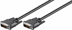 Microconnect MONCCS1 DVI-Kabel 1 m DVI-D Schwarz (Full HD DVI-D Cable, 1 meter - DVI-D 18+1-pin M-M Black Full - HD 1080p [1920 x 1080], Single Link. - Warranty: 300M)