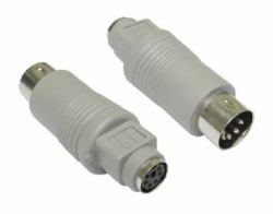 Cables Direct AD-302 cable gender changer PS/2 White (CDL PS/2 F - 5 PIN M GREY ADAPTOR)