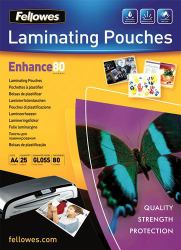 Fellowes 53962 Laminierhülle 25 Stück[e] (Fellowes 53962 IL A4 80Mic Pouch 25pk)