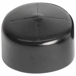 Chief Extension Column Vinyl Cap (Chief 10 PACK 1-1/2 NPT Vinyl Cap, BLACK VINYL)