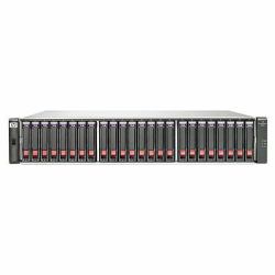 HPE StorageWorks P2000 Disk-Array 12 TB Rack [2U] (P2000 G3 10GBE ISCSI MSA DC,P2000 G3 10GbE iSCSI MSA Dual Controller 2.5 SFF Modular Smart Array System [1x AP839A 24-Drive Bay SFF Chassis + 2x A...