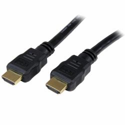 StarTech.com 1.6ft [50cm] HDMI Cable - 4K High Speed HDMI Cable with Ethernet - UHD 4K 30Hz Video - HDMI 1.4 Cable - Ultra HD HDMI Monitors, Projectors, TVs & Displays - Black HDMI Cord - M/M (1.6F...