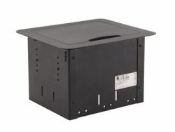Kramer Electronics TBUS-1AXL Aluminium Elektrische Abdeckung (TBUS-1AXL[B] - Table Mount Modular Multi&ndash;Connection Solution Tilt&ndash;Up Lid)