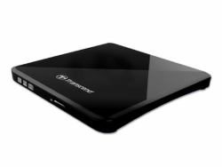 Transcend TS8XDVDS-K Optisches Laufwerk DVD±R/RW Schwarz (8X DVD SLIM TYPE USB BLACK - 8X DVD 9.5MM USB)