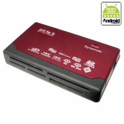 Hypertec EXT-103C-WHY Kartenleser USB 2.0 Schwarz, Rot (All-in-one USB connected flash card reader- includes ultra slim hot swappable plug & play design and high speed data transfer. [1Year warranty])
