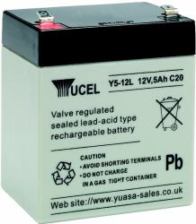 Yuasa Y5-12L USV-Batterie Plombierte Bleisäure [VRLA] 12 V (Valve Regulated Lead Acid Battery)