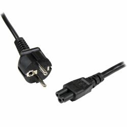 StarTech.com 2 m Laptop Ladekabel, EU Schuko auf C5, 2,5A 250V, 18AWG, Notebook / Laptop Ersatzstromkabel, Laptop Netzteil Stromkabel, Kleeblatt/Mickey Mouse Netzkabel (3 SLOT POWER CORD - EU MAINS...