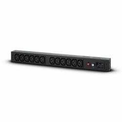CyberPower PDU20BHVIEC12R, Rackmount 1U, Basic PDU Eingang 230V/16A [1], Ausgang IEC-320 C13 [12] (PDUBASIC 230V 12XC13OUTPUTS - C20INPUT 1U VERTICAL RACK-MOUNT)