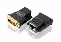 ATEN Mini-Cat-5-DVI-Extender [1080p bei 15m/1080i bei 20m] (ATEN VE066 Local and Remote Units - fo)