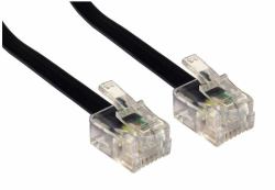 Cables Direct RJ-11, 30m Schwarz (CDL 30m RJ11 to RJ11 Modem Black)