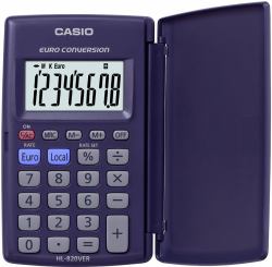 Casio HL-820VER Taschenrechner Tasche Einfacher Taschenrechner Blau (Casio HL-820VER Handheld Calculator)