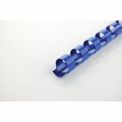 GBC CombBind Plastikbinderücken, blau, 8mm [100] (GBC 4028234 8mm Blue Comb Binders)
